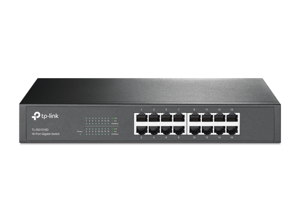 Tp Link Tl Sg1016d 16 Port Gigabit Switch Switch Ikke Administreret 16 X 10 100 1000 Desktop fra Tp-link