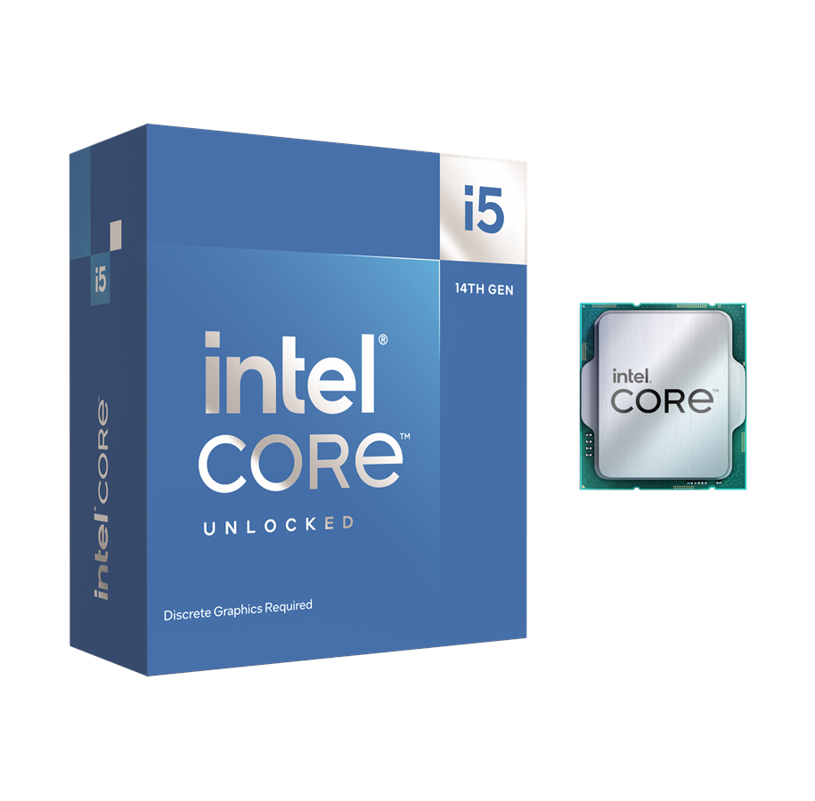 ® | Core™ I5 14600kf   14 Core   3,5 Ghz (op Til 5,3 Ghz Turbo)   Lga1700 Socket | Box (uden Køler) fra Intel