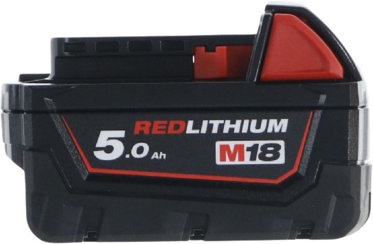 M18 B5   Batteri   Li Ion   5 Ah   For Fuel M18 Cbldd 402, M18 Fmcs 502, M18 Onefhiwf12, M18 Onefhiwp12, M18 Onefhpx 0x fra Milwaukee