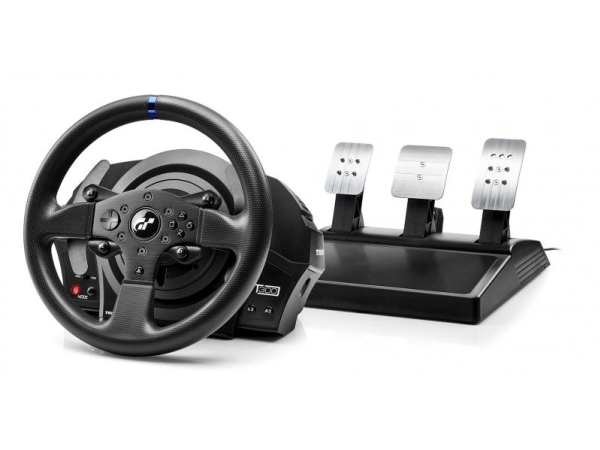 T300 Rs   Gt Edition   Rat Og Pedalsæt   Kabling   For Pc  Playstation 3  Playstation 4  Playstation 5 fra Thrustmaster